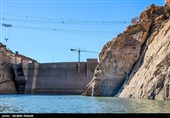 آبگیری سد جیرفت پس از بارش های اخیر