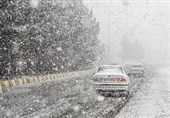 کولاک برف اردبیل را در برمی‌گیرد