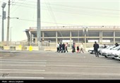 هواداران تراکتور زودتر از قزوینی‌ها در استادیوم سردار آزادگان