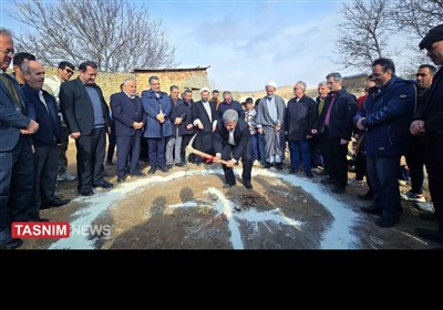 کلنگ پنجمین مدرسه خیرساز استان در روستای آزاد ده