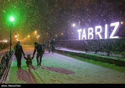 Tebriz’de Kar Yağışı