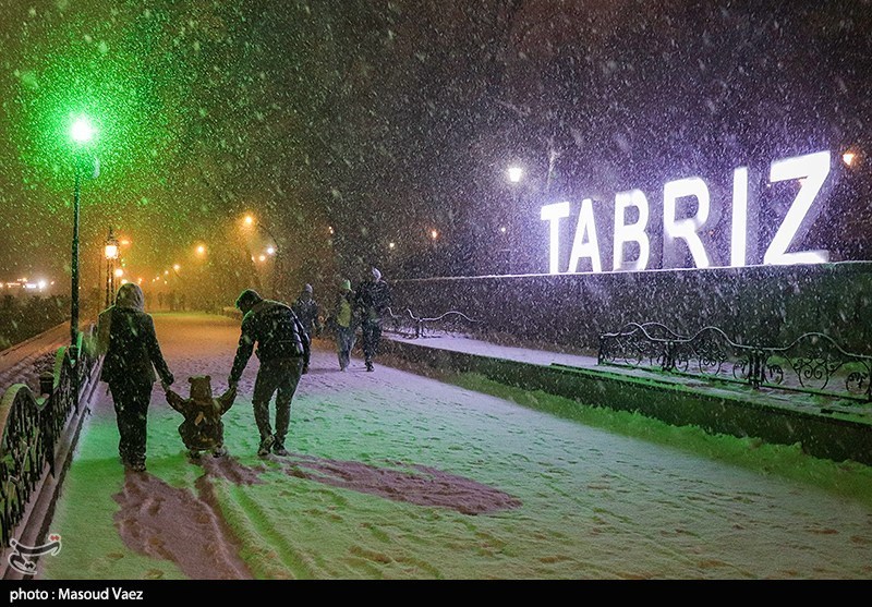 Tebriz’de Kar Yağışı