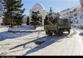 بارش برف در کرستان