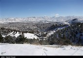 Снегопад в Иране - Город Санандадж