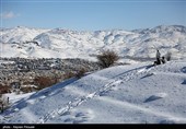 Снегопад в Иране - Город Санандадж
