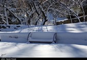 Снегопад в Иране - Город Санандадж