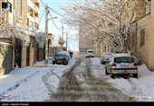 Снегопад в Иране - Город Санандадж