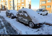 Снегопад в Иране - Город Санандадж