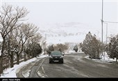 بارش برف و باران در جاده‌های 11 استان