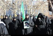 حماسه حضور در هوای سرد؛ مردم قزوین یکپارچه برای 9 دی آمدند