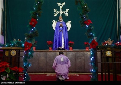 Церемония начала 2026 года в церкви Святой Марии в Тегеране