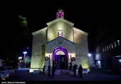 Церемония начала 2026 года в церкви Святой Марии в Тегеране