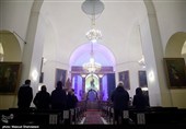 Церемония начала 2026 года в церкви Святой Марии в Тегеране