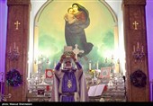 Церемония начала 2026 года в церкви Святой Марии в Тегеране
