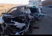 6 فوتی و مصدوم بر اثر تصادف پراید و تریلی در آزادراه زنجان- تبریز