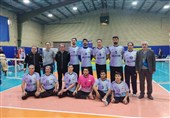 قهرمانی گلستان در مسابقات والیبال نشسته کشور