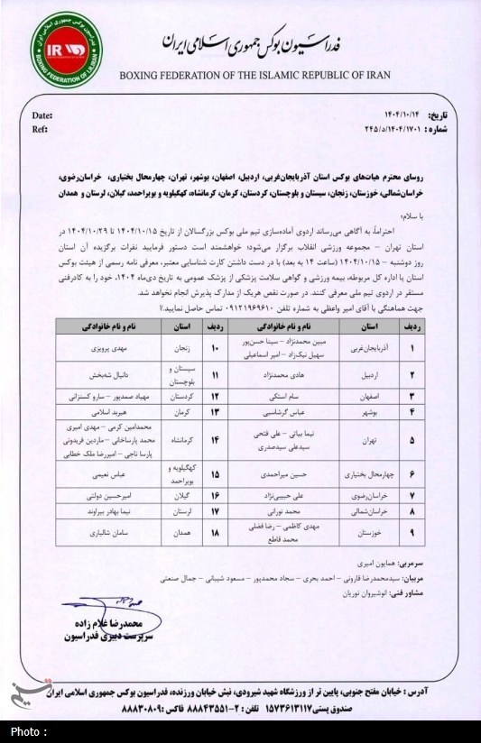 بوکس , تیم ملی بوکس ایران , تیم بوکس جوانان ایران , تیم بوکس نوجوانان ایران , فدراسیون جهانی بوکس , مربی تیم ملی بوکس , فدراسیون بوکس , وزارت ورزش و جوانان جمهوری اسلامی ایران , اخبار استان کردستان , اخبار سنندج , 