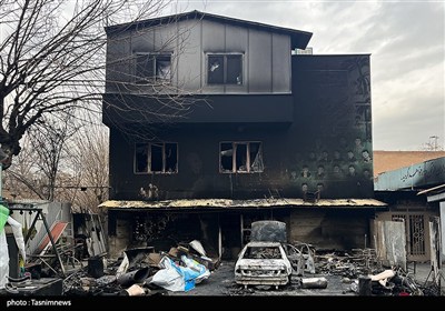 اعمال تخریب تطال المرافق العامة فی اعمال الشغب فی طهران