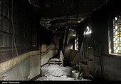 آتش زدن مسجد ابوذر تهران توسط اغتشاشگران
