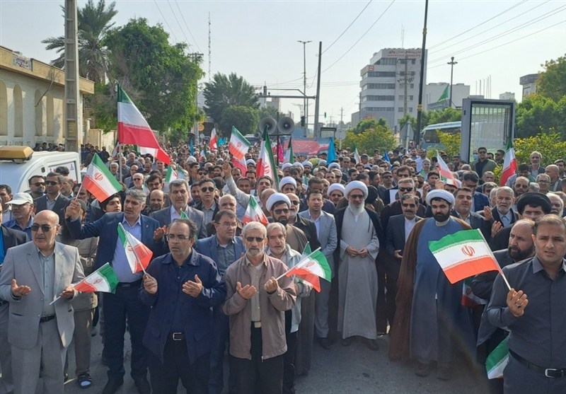 راهپیمایی , اغتشاشات ایران , اخبار استان بوشهر , اغتشاشگران مسلح , اغتشاشات 1404 , 