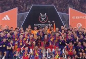 بارسلونا با فتح ال‌کلاسیکو قهرمان سوپرجام اسپانیا شد