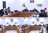 جلسه مسئولان کمیته با فدراسیون‌های دوومیدانی،ورزش‌های آبی و تیراندازی