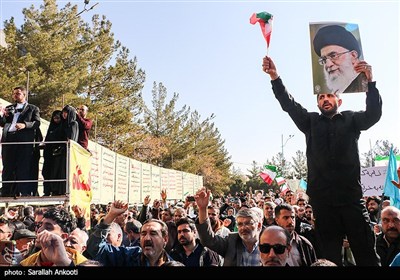 راهپیمایی مردم کرمان در محکومیت اغتشاشات