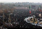 راهپیمایی در محکومیت اغتشاشات و تشییع پیکر شهدای مدافع امنیت - اصفهان