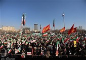 راهپیمایی در محکومیت اغتشاشات و تشییع پیکر شهدای مدافع امنیت - اصفهان