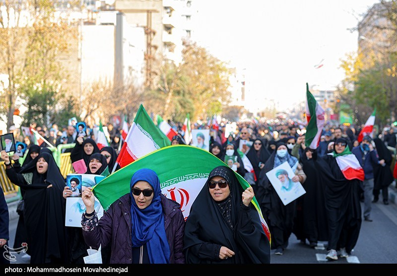 تجمع مردمی ضداغتشاشات تروریستی تهران -1