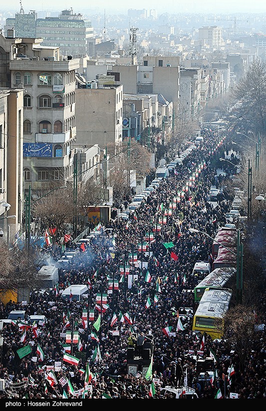 تجمع مردمی ضداغتشاشات تروریستی تهران - 2