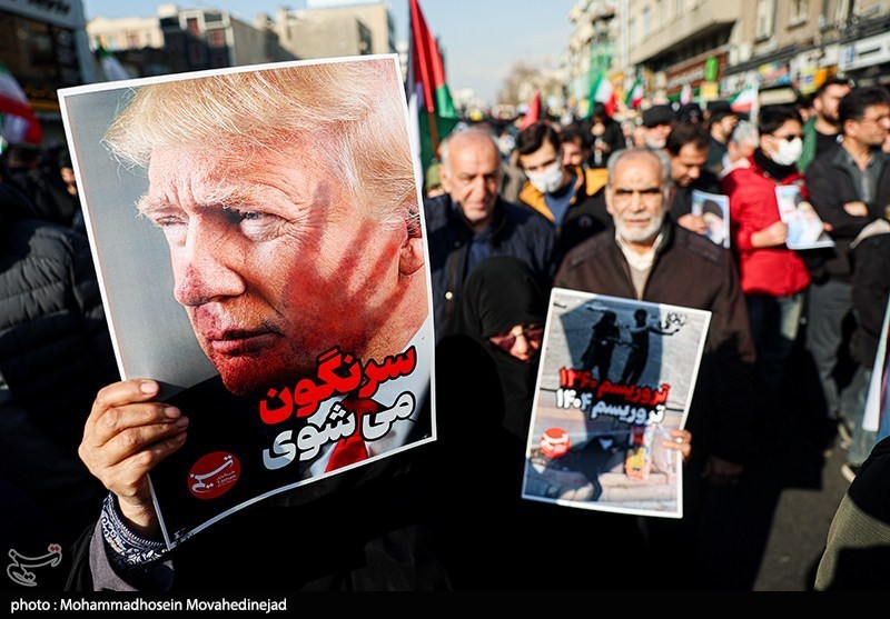 تجمع مردمی ضداغتشاشات تروریستی تهران -1