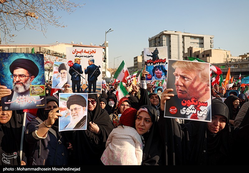 تجمع مردمی ضداغتشاشات تروریستی تهران -1