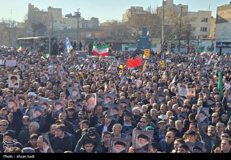 مشهد مقدس , اخبار مشهد , خراسان رضوی , اخبار استان خراسان رضوی , راهپیمایی , اغتشاشات 1404 , 