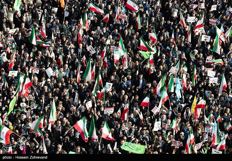 تجمع مردمی ضداغتشاشات تروریستی تهران - 2