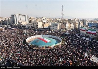 הפגנת הענק של האיראנים