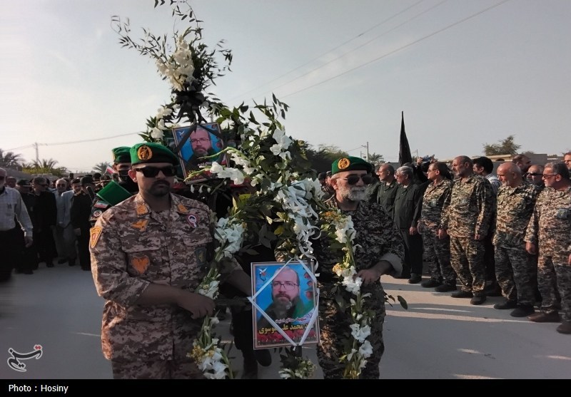 شهید امنیت , تشییع شهدا , اخبار بوشهر , 