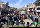 تشییع پیکر شهید امنیت در شهرستان خواف+ عکس