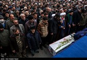 تشییع پیکر شهید مدافع  امنیت حاتم عبدی -قزوین