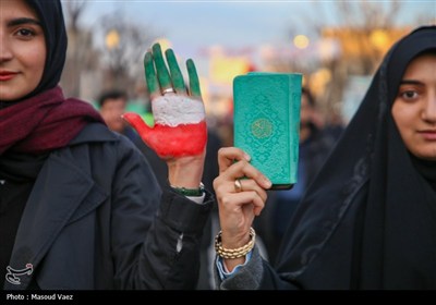 راهپیمایی مردم تبریز در محکومیت اغتشاشات