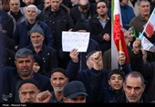راهپیمایی مردم تبریز در محکومیت اغتشاشات