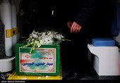 تشییع پیکر شهید مدافع امنیت سید حسن حسینی در بانک کشاورزی