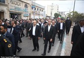 تشییع پیکر شهید مدافع امنیت در بوشهر