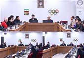 نشست هماهنگی کمیته با مسئولان کوهنوردی، والیبال، کشتی، هندبال و فوتبال
