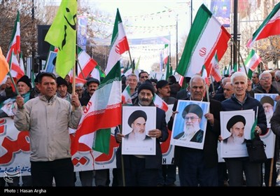 راهپیمایی مردم زنجان در محکومیت اغتشاشات