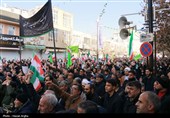 راهپیمایی مردم زنجان در محکومیت اغتشاشات