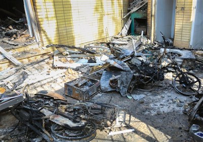 آشوبگران چگونه شورای هماهنگی تبلیغات اصفهان را به آتش کشیدند؟+فیلم