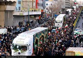 بمشارکة الشعب؛ طهران تشییع شهداءها الأبرار
