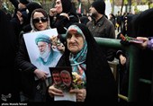 تشییع شهداء الحرب الإرهابیة ضد الشعب الإیرانی فی طهران