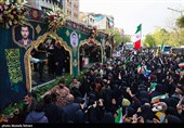 تشییع شهداء الحرب الإرهابیة ضد الشعب الإیرانی فی طهران